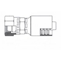 1/4 X 14MM Female Swivel DIN (Light) 